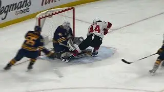 Devils&rsquo; Wood flies by Ristolainen, beats Lehner for opening goal