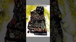 New Soft Kashmiri Cotton Silk Saree 🔥✨ Kalamkari Design | Hamsa Zari Border | Offer Price ₹750 ✨