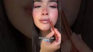 Diamond Lips💎 created by Eva Larosa tiktok:evalarosaxo #makeup #diamondlips #makeuphack