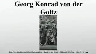 Georg Konrad von der Goltz