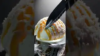 🍨🔪 AIASMR Ice Cream Half  Cutting | Cold Cracks & Creamy Sounds 🎧✨    #aivideo  #ai #aiart #aishorts