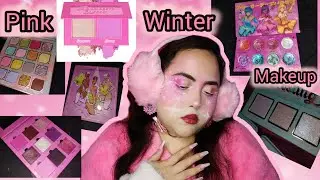 💞Pink ❄WINTER ❄ Look 💞 | Unearthly Cosmetics + Indie makeup💞