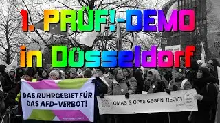 PRÜF-Demo trotz Frost: 2.600 Menschen fordern Prüfung rechtsextremer Parteien in Düsseldorf