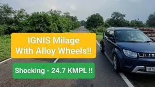 Maruti Suzuki IGNIS Milage with Alloy Wheels!!