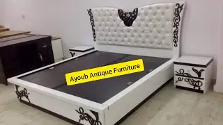Bed Set Colour White Stone Deco paint