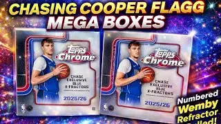 🔥 More Mega Boxes 2025 Chrome Basketball - Chasing Cooper Flagg 🔥