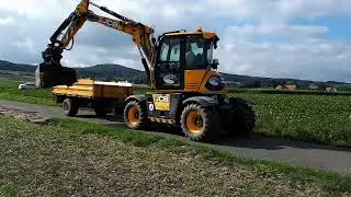 Jcb Hydradig mit Engcon Tiltrotator