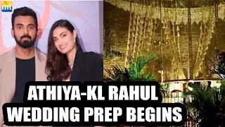 KL Rahul & Athiya Shetty's Wedding Venue Being Lit Up