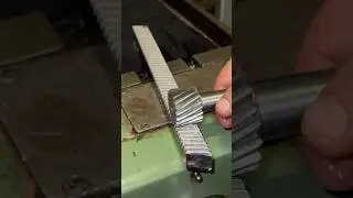 Mn:1.5 Kremayer karşılık dişlisi &uuml;retimi ⚙️👨🏻&zwj;🔧 #dişli #kremayer