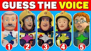 Guess the Fireman Sam Characters by Their Voice - Quiz for Fans!