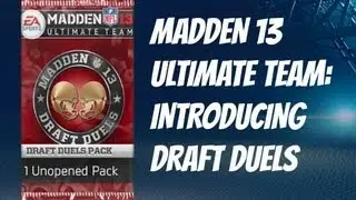 Madden 13 - Madden Ultimate Team 13 (ft. Team Nadasfan) Part 14 - Introducing Draft Duels