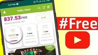 🔥 Enjoy Free Youtube On Zong Sim | Zong Free Youtube Trick In Pakistan