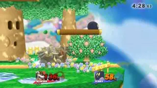 We Are Smash exhibition match Capt W (Bowser) Vs Karnian (Kirby)