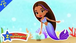 Mermaid Song for Preschoolers | Facts About Mermaids for Kids | Fish Dance | Minnie the Mermaid
