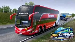 Bus Driving City Bus Games - Offroad Coach Bus Simulator Gameplay | Bus Games 2025 Bus Simulator 