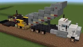 Minecraft Road Paver with Dump Truck Tutorial