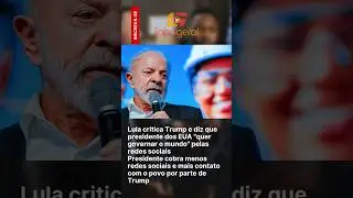 Presidente Lula e Trump