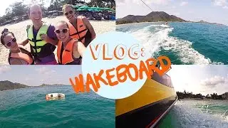 Wakeboard. VLOG : Учимся кататься на вейкборде!