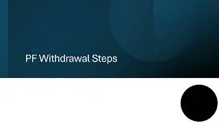 PF Withdrawal. #support #guide #epfo