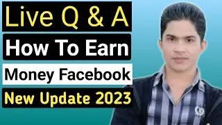 Ziko Tech Master Live Stream | Live Q & A | How to Earn Money from Facebook 2023 |