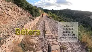 Sendas x BÉTERA / BETERA -  PORTACOELI / PORTACELI  SALT DEL PI FUENTE DEL ORO CORRAL DE LA CHULBA