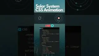 solar system css animation code 