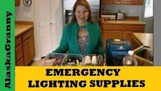 Emergency Lighting Supplies for Power Outage- Prepping No Electricity Lights Out Emergencies