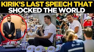Charlie Kirk LIVE | Charlie Kirk&rsquo;s Last Speech Before Assassination Goes Viral | Utah Shooting | USA