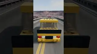 Cars vs 10 Spike Strips 🚗 #shorts