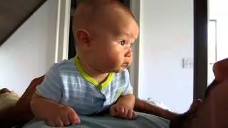 Tummy Time on Dad