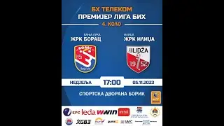 ŽRK Borac vs ŽRK Ilidža BH Telekom premijer liga BiH četvrto kolo sezona 2023/24