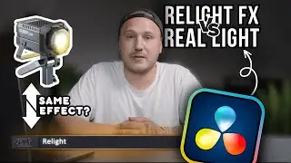 RelightFX - can it outshine a COB light?  | Davinci Resolve 18