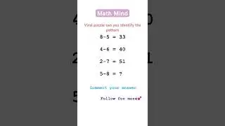 Maths fun math puzzle | math hacks and tricksI math choose any number magic trick #shorts #maths