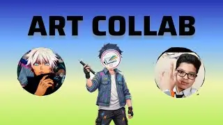 Art collab part-1 #artcollab || draw anime with gunveer