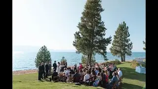 Summer Edgewood Lake Tahoe Resort Wedding