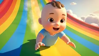 Fortnite Baby Slid Down a Rainbow Hill | Nursery Rhymes for Kids & Baby Songs