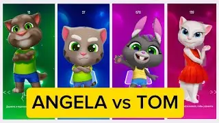 Angela Challenges Tom & Friends 😈 | Impossible Tiles Hop