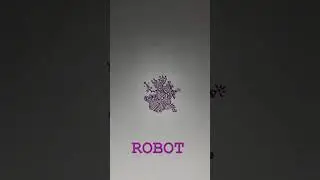 Mindfulness Drawing ROBOT  #art #mindfully #drawing #mindful #beingmindful