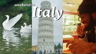 First Time in Italy | Weekend Trip to Pisa w/ a PRO Basketball Player