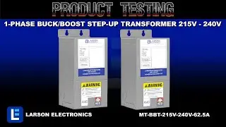 1-Phase Buck/Boost Step-Up Transformer - 215V Primary - 240V Secondary - 62.5 Amps - 50/60Hz