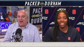 Women's Basketball | Kiara Lewis on Packer and Durham