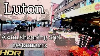 Walking Luton Bury Park | Poplar Asain Shopping and Restaurants
