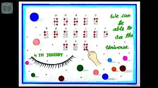 World Braille Day Drawing || World Braille Day || How to Draw Braille Day Drawing || Braille Day