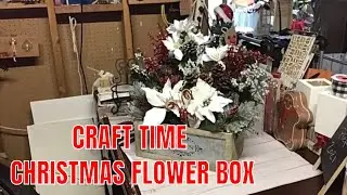 CRAFT TIME CHRISTMAS FLOWER BOX