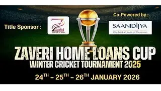 AUCTION II ZAVERI HOME LOANS CUP II WINTER CRICKET TOURNAMENT II ICAI 05-01-2026