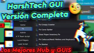 🔥🤑Nueva Versión HarshTech V7.4 *GUI* || *El Mejor GUi Script* •Arceus Móvil Scripts