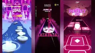 Hop Ball 3D vs Dancing Road: Color Ball Run! vs Music Jump - Tiles Hop