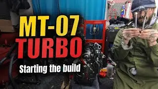 🔧 Starting my Turbo Bike Build | MT-07 Turbo Build Part 1 #mt07 #bikelife #bikebuild #fz07