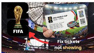 How To Fix FIFA 2026 Ticket App Loading Error (Blank Screen Fix)