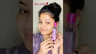 How to use rose water for dry & oily skin #cleanser #water #rosetoner #skincare ||